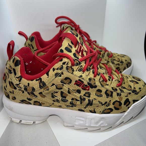 Fila Disruptor 3XM01291-923 Brown Casual Shoes Sneakers Size 5 - Picture 2 of 8